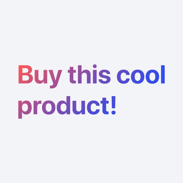 CSS Gradient text